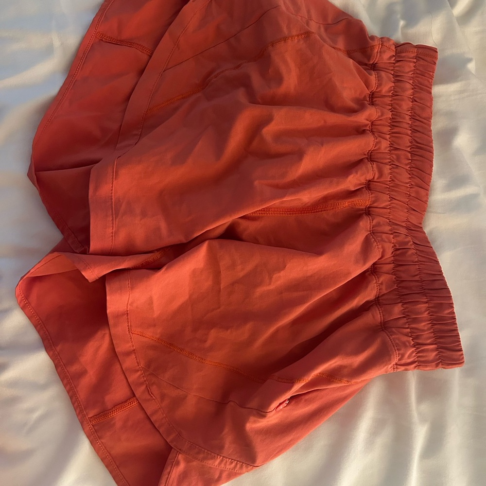 Women's orange lululemon Shorts